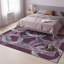 Tapis Sorrel2 Modern Circles géométrique gris et blanc, lavable à la machine, antidérapant, à poils courts, pour l'intérieur et l'extérieur, adapté aux animaux domestiques, idéal pour le salon, la chambre, la salle à manger, l'entrée, le corridor ou le bureau.-722556817