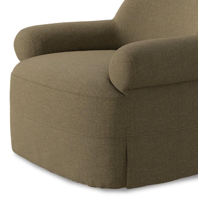 Arden Swivel Chair, Broadway Olive