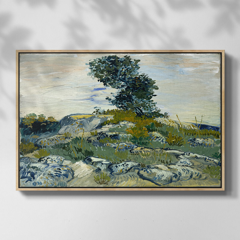 Nuit étoilée au-dessus du rhône, 1888 - Vincent van Gogh, toile tendue avec châssis, 26 x 40, Naturel