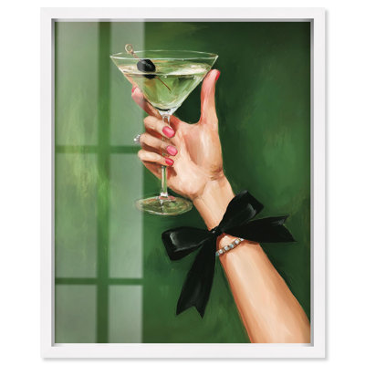 «Curated Cocktail I Shadowbox Print» par Art Remedy