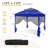 11 Ft. W x 11 Ft. D Outdoor Pop Up Soft Top Steel Patio Gazebo with Netting-129505111
