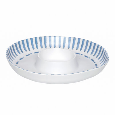 Maren Melamine Chip & Dip Server