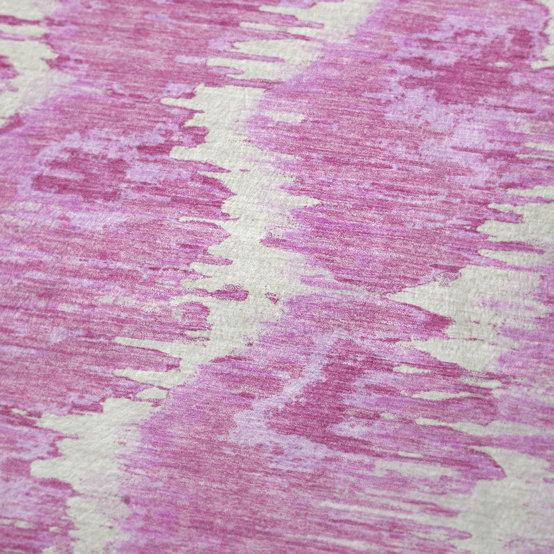 Jeté en laine Sherpa ASB767 Addison, Rose