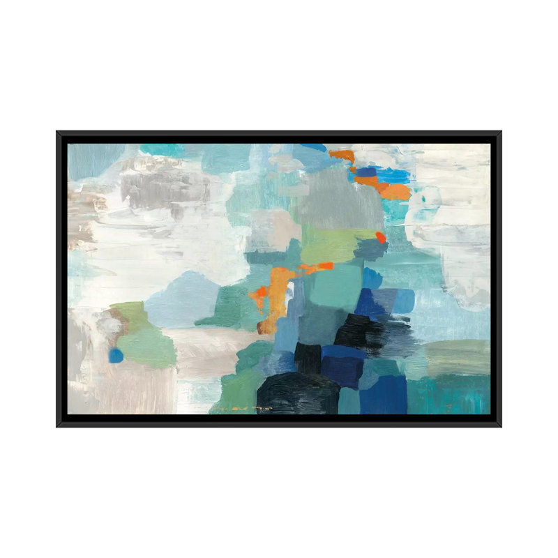 Tender - estampe numérique sur toile tendue avec châssis, H 18 po x l 26 po x P 1,5 po, Toile avec cadre, Noir
