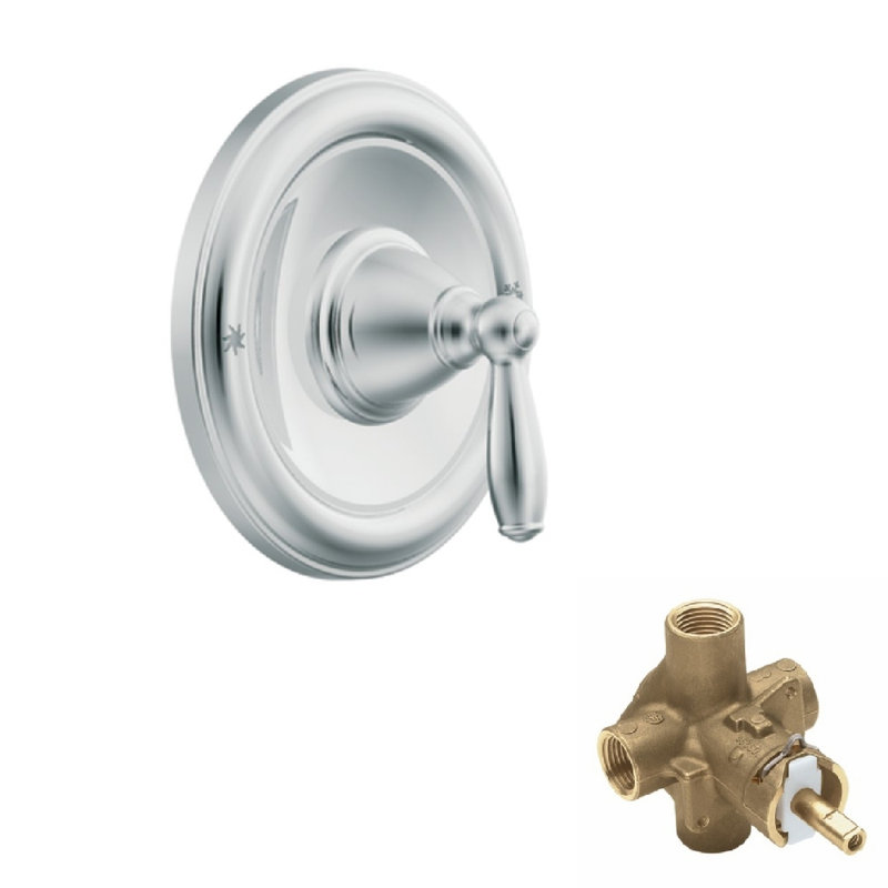 Valve de douche Moen Ksvbr-P-T2151bn Brantford en nickel brossé, Chrome