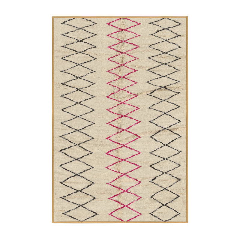 Abstract Indoor Rug, Rectangle 7' x 9'