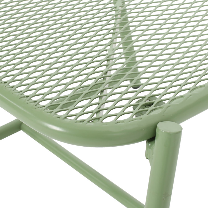 Ensemble de conversation extérieur pour balcon, jardin, terrasse, Vert mat