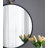 Iron Frame Vertical Round Mirror