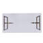 Bureau en verre Leddy