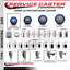 Ensemble de roulettes extensibles pivotantes en poly de 3 pouces de 1 1/4 po et 2 roues SCC