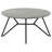 Garfield Cement 3-piece Round Coffee and End Table Set