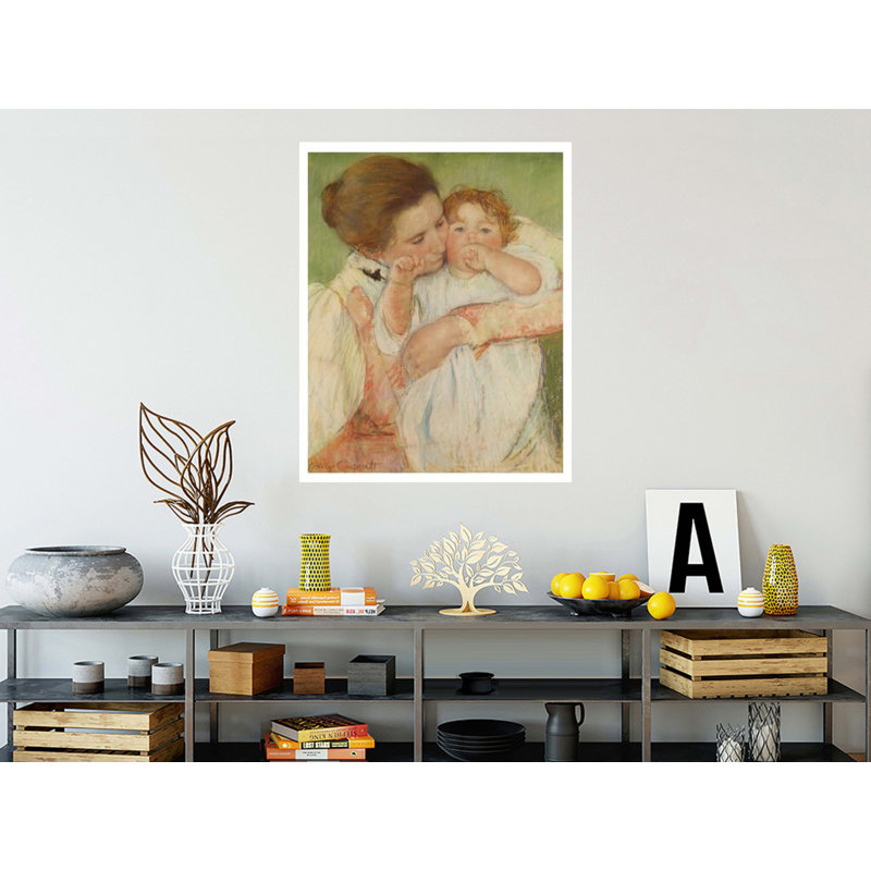 «Mother and Child» par Mary Cassatt - Impression giclée, H 40 po x l 32 po