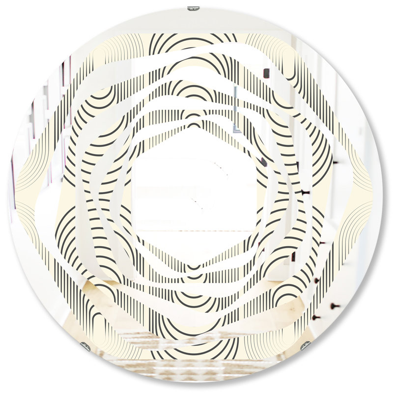 Miroir mural Whirl, H 31,5 po x l po