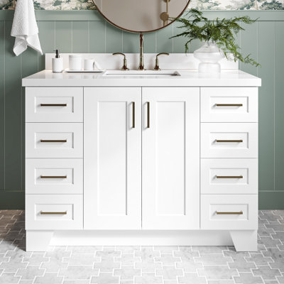 Freitas 48'' Solid Wood Single Bathroom Vanity