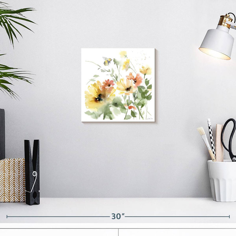 Harnek pré de tournesols I, H 10 po x l 10 po