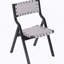 Chaises de salle à manger pliantes en bois avec siège tissé et dossier en sangle, empilables et peu encombrantes pour la cuisine ou la salle à manger.-1782895191-1782895189