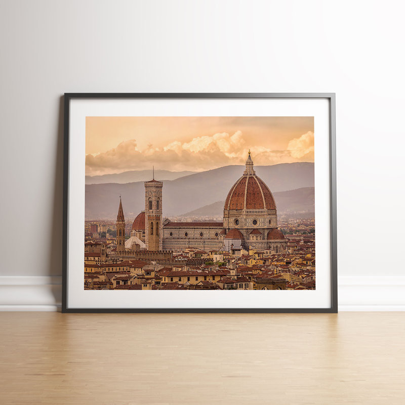 Florence Rooftops by Vouvart - Single Picture Frame Print