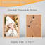 Cadres 4 x 6 en bois de chêne avec verre perspex pour table ou mur - Orientation horizontale et verticale pour photos, œuvres d'art et affiches-908824097