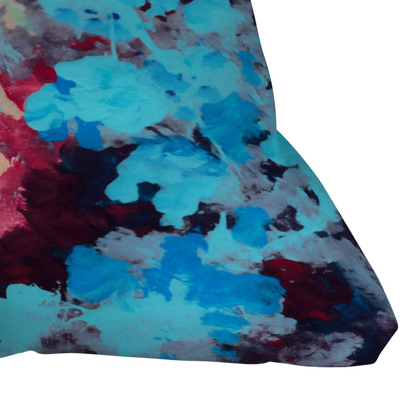 Coussin décoratif intérieur / extérieur Rosie Brown, 16 po x 1 po