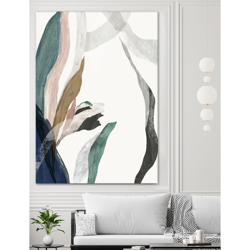 «Arabesque I», reproduction d'art sur toile géante de 72 po x 54 po