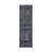 Gunmetal 1-Door Wardrobe With Container Lock-1372199384