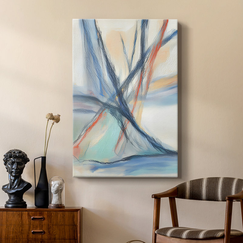 ABSTRACT Series DCC XXII - Cavas de galerie sur mesure, H 60 po x l 40 po