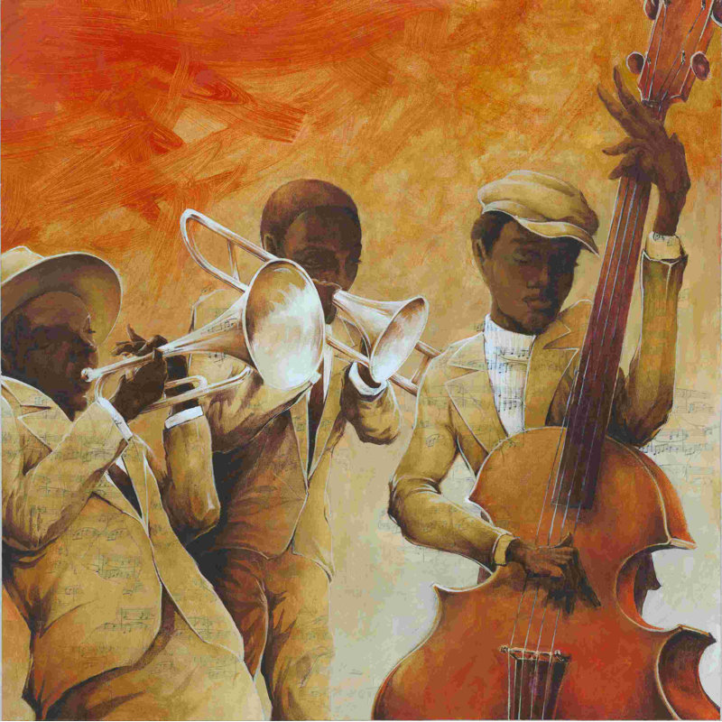Clean - peinture sur toile tendue, L 36 po x H 36 po