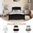 Wood Twin Size Platform Bed With 2 Drawers-1185757067