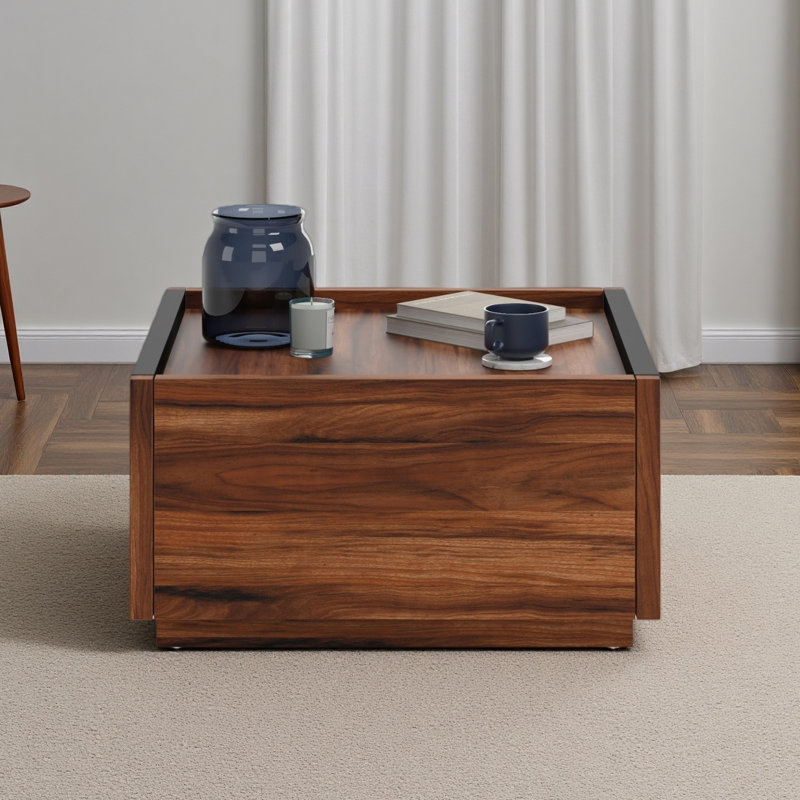 Table basse avec tiroirs pleine extension