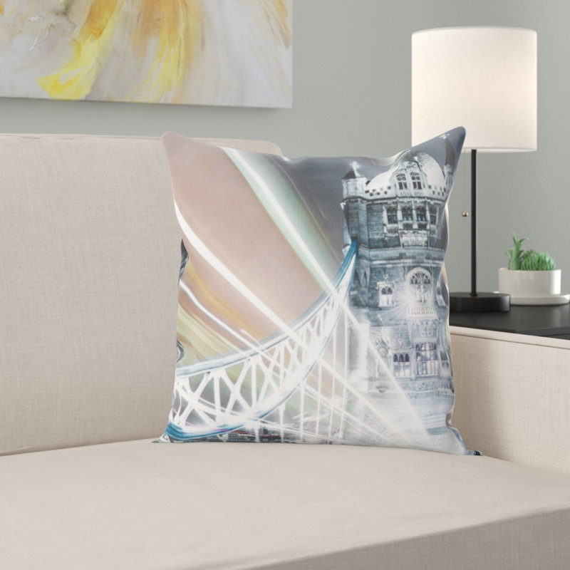 Housse et insert de coussin carré Bridge