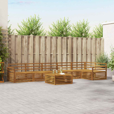 408cm Wide Patio Sectional Set
