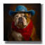 Toile épique Graffiti «Bulldog Cowboy» par Sean Parnell, 26 po x 26 po-38156217