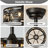 20" Retro Crystal Ceiling Fan with Light Kit and Remote Control-966798150