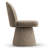 Upholstered Swivel Dining Side Chair-1319943925