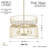 Everly Quinn Park Slope Nouveau Gold With White Pendant Light