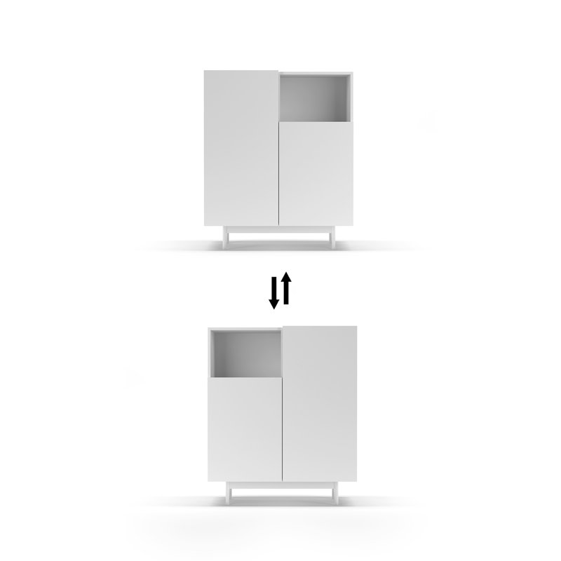 Eliscar Rectangle Accent Chest, White