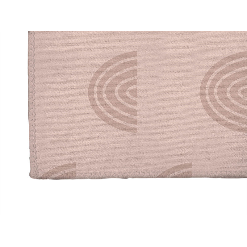 Bows Colorized Kids Play Mat, Dark Pink, Rectangle 2' x 3'