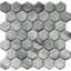 1.9" x 1.9" Glass Hexagon Mosaic Tile-61485183