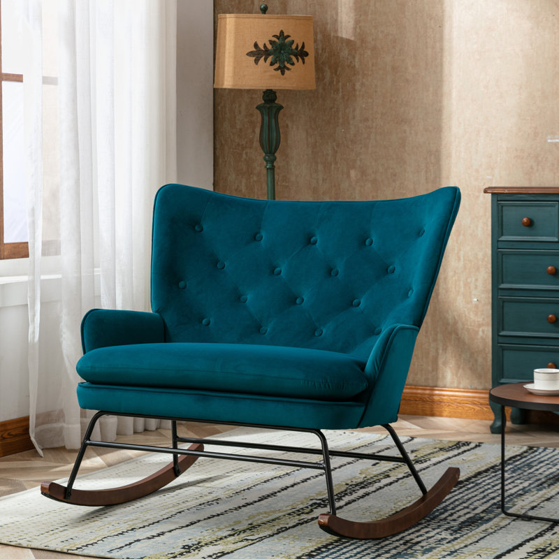 Chaise berçante Koekoek, Bleu sarcelle