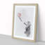Red Balloon Girl in Abstract by Banksy - Picture Frame Graphic Art Print on MDF-55772052-55772048