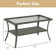 Carolina Rectangular Glass Outdoor Coffee Table