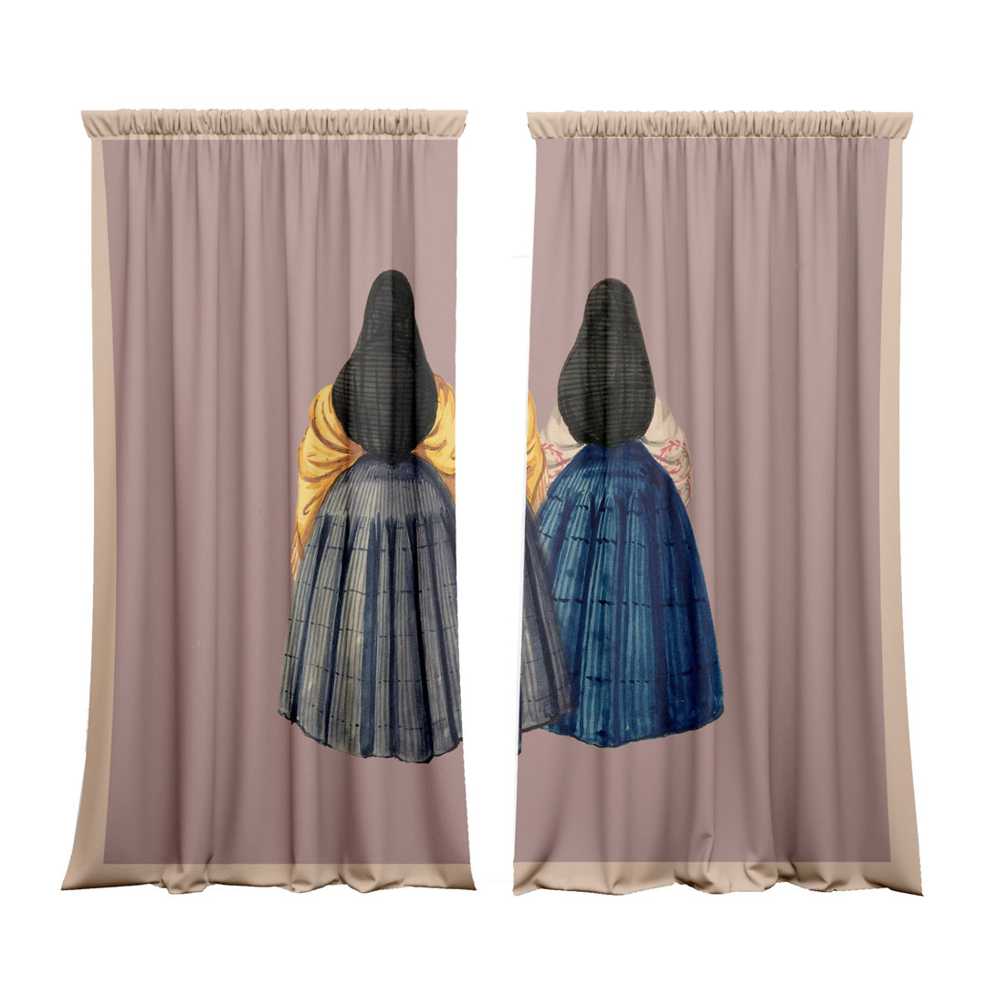 Velvet Blackout Slot Top Curtain Pair