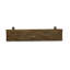 L'ensemble de salle à manger 3 pièces comprend une table de salle à manger rectangulaire avec pieds en X et 2 bancs de cuisine, finition jacobine patinée-1111043553-1111043552-1111043554