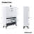 Entryway Shoe Drawer Shelf - 2 Flip Drawers, White, Large Space, & Space Saving White Storage Organizer Saving, For Doorway-287005086