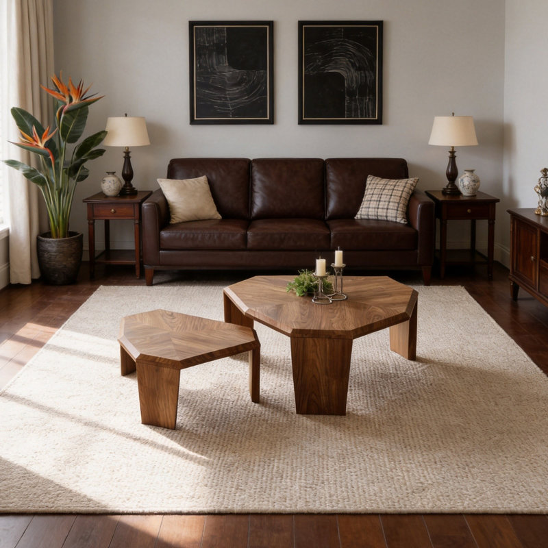 Ensemble de tables basses Modern Modern, style minimaliste, pour salon et bureau