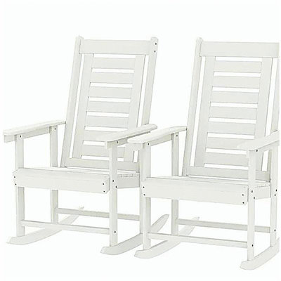 Ensemble de chaises berçantes d'extérieur, 2 pièces