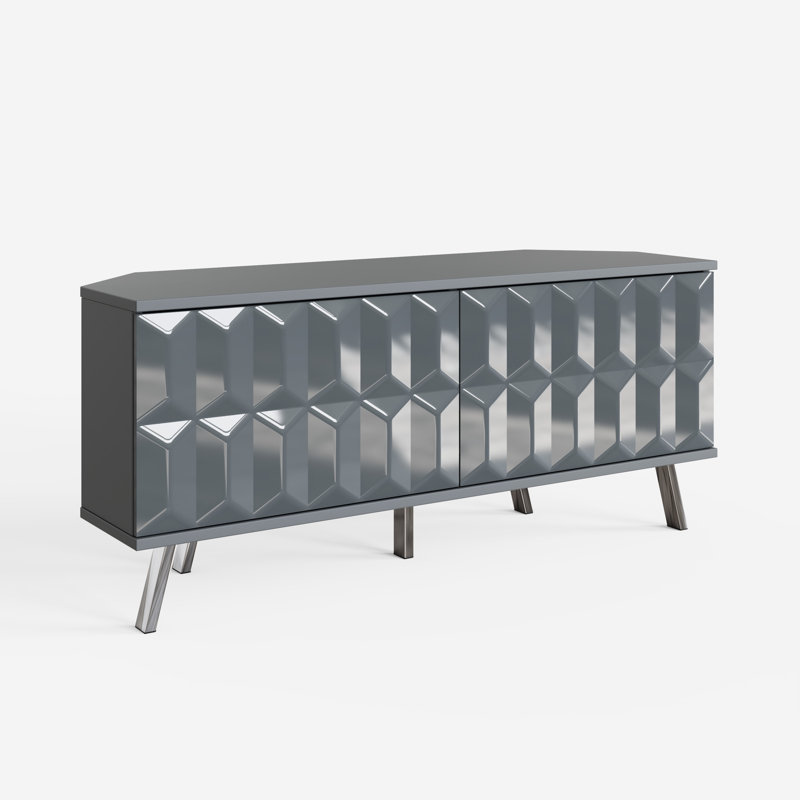 ELEVATE Corner TV Cabinet, Grey