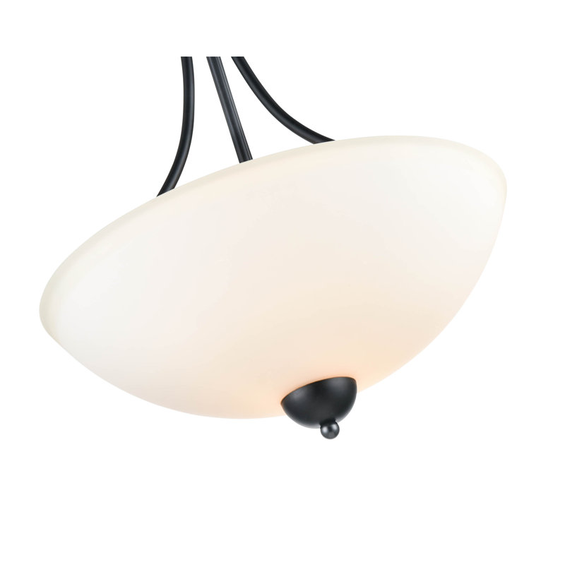 Ghazanfar 3 - Light Unique/Statement Pendant, Matte Black