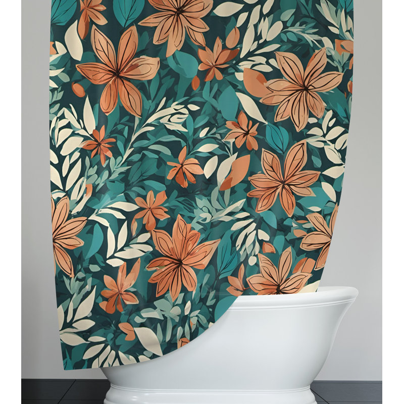 Depalma Shower Curtain, 93" H x 70" W