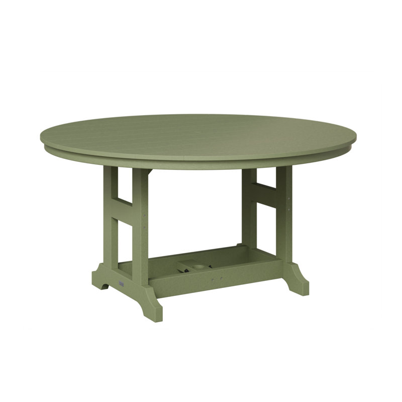 Table de salle à manger ronde Berlin, H 35,5 po x l 60 po x P 60 po, Sauge